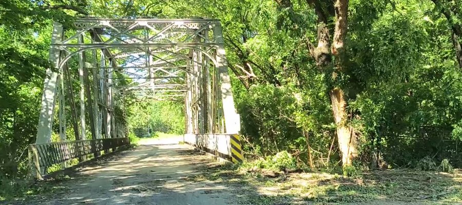 Old Iron Bridge near Wilburton OK